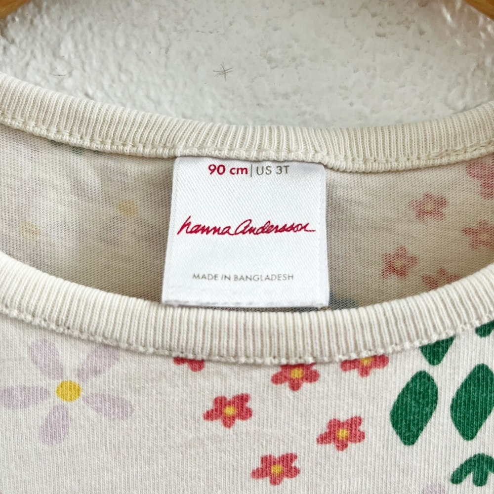 HANNA ANDERSSON Mellow Meadow Floral Dress Size 3T - Picture 6 of 7